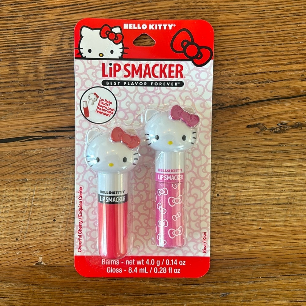 LIP SMACKER Hello Kitty Lip Balms Pack NWT